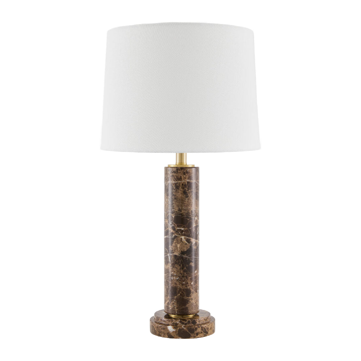   Modern European furniture - Brushed Marble Tube Table Lamp - www.oroa.com | Oroa.com
