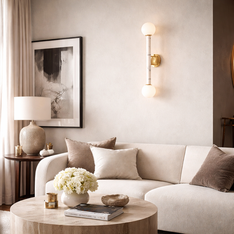   Modern European furniture - Stone Tube 2-Light Wall Lamp - www.oroa.com | Oroa.com