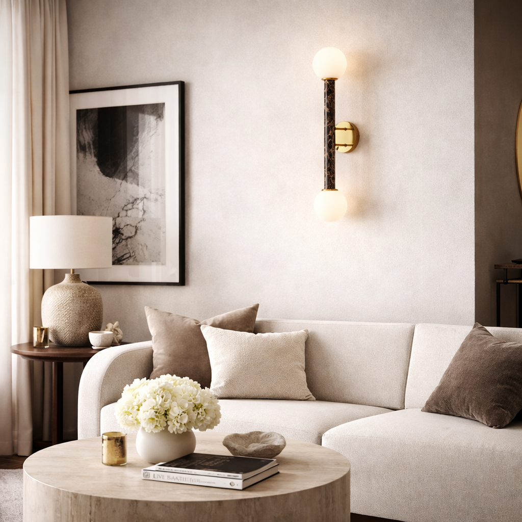   Modern European furniture - Stone Tube 2-Light Wall Lamp - www.oroa.com | Oroa.com
