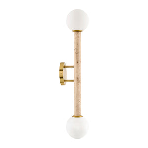   Modern European furniture - Stone Tube 2-Light Wall Lamp - www.oroa.com | Oroa.com
