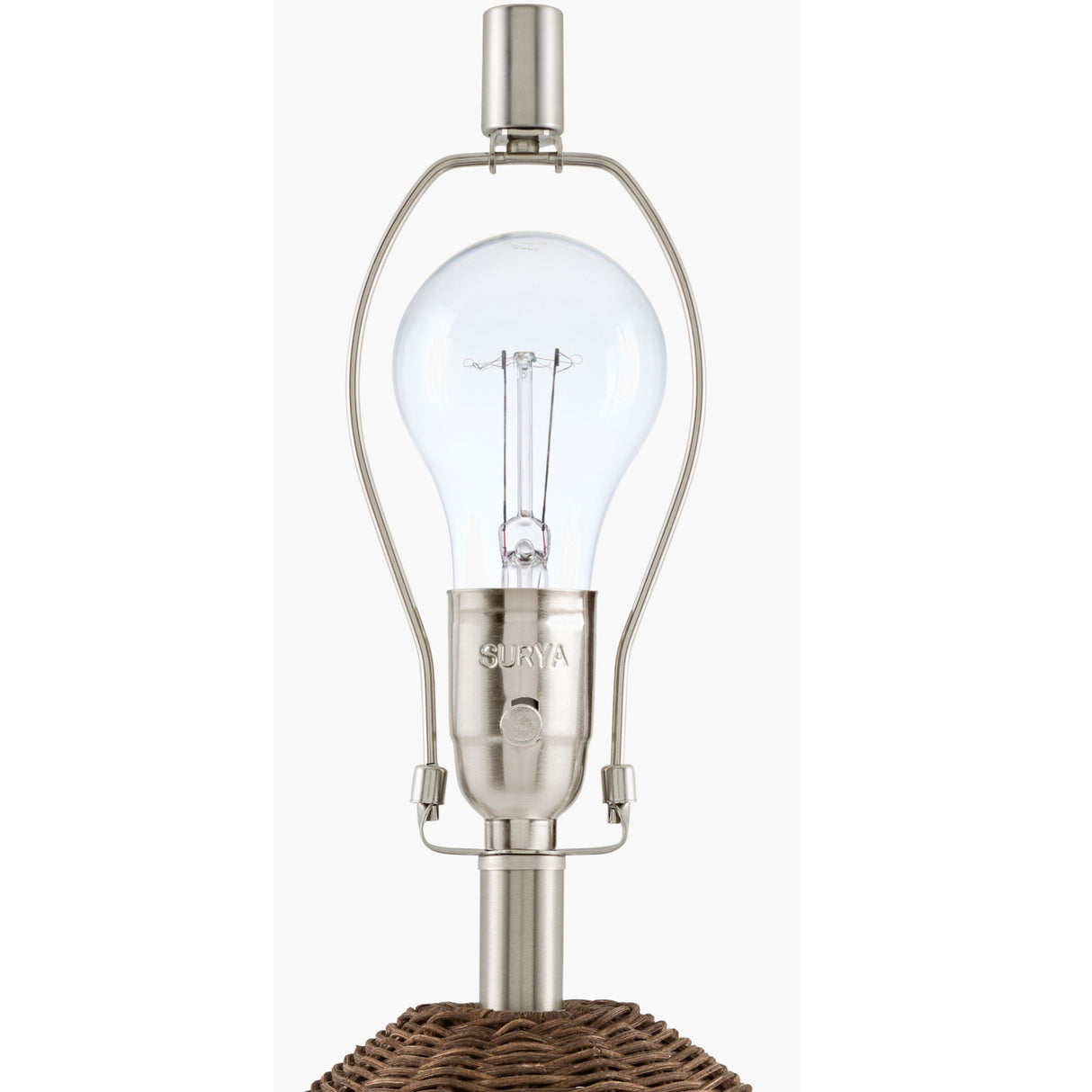   Modern European furniture - Painted Brown Rattan Table Lamp - www.oroa.com | Oroa.com