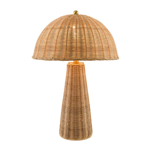   Modern European furniture - Dome Rattan Accent Table Lamp - www.oroa.com | Oroa.com