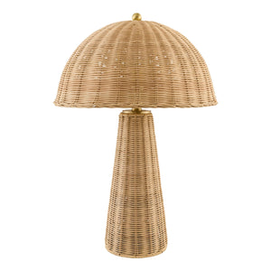   Modern European furniture - Dome Rattan Accent Table Lamp - www.oroa.com | Oroa.com