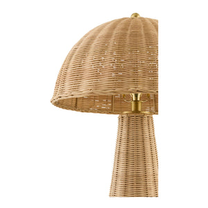   Modern European furniture - Dome Rattan Accent Table Lamp - www.oroa.com | Oroa.com