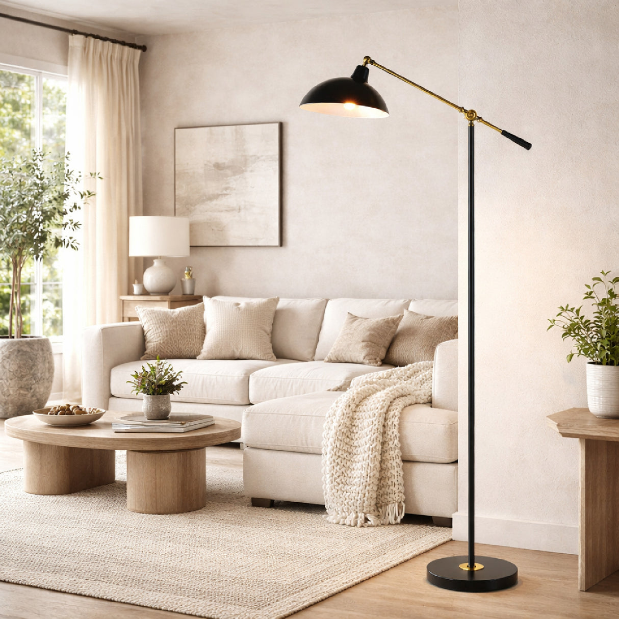   Modern European furniture - Black Metal Accent Floor Lamp - www.oroa.com | Oroa.com