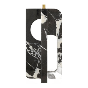   Modern European furniture - Geometrical Black Marble Table Lamp - www.oroa.com | Oroa.com