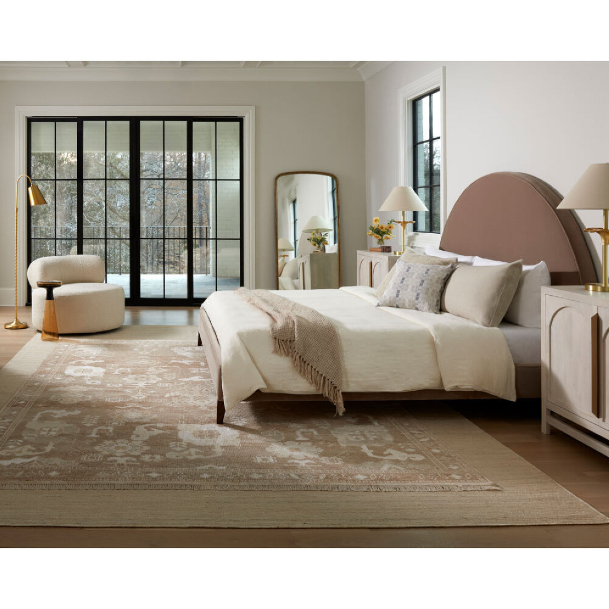  Modern European furniture - Beige Linen Empire Table Lamp - www.oroa.com | Oroa.com