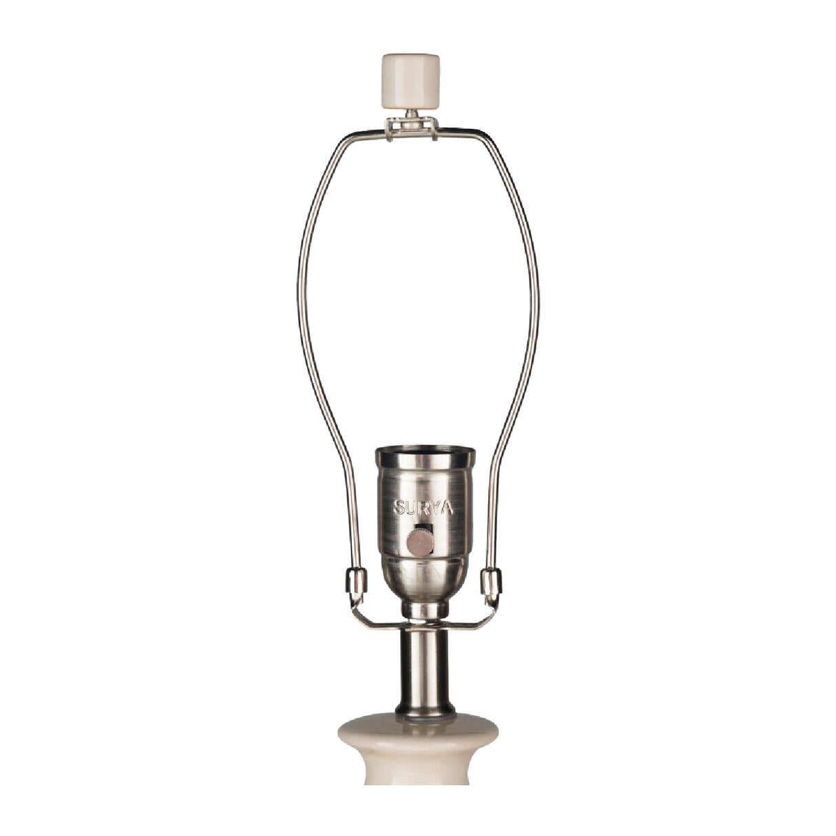   Modern European furniture - Crackle White Ceramic Table Lamp - www.oroa.com | Oroa.com
