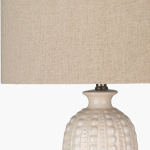   Modern European furniture - Crackle White Ceramic Table Lamp - www.oroa.com | Oroa.com
