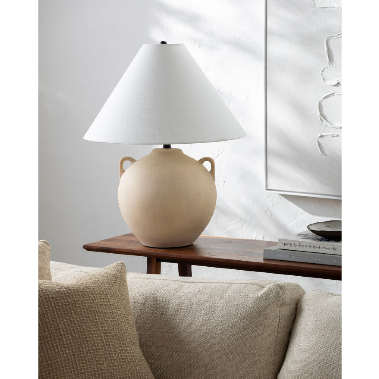   Modern European furniture - Rounded Ceramic Table Lamp - www.oroa.com | Oroa.com