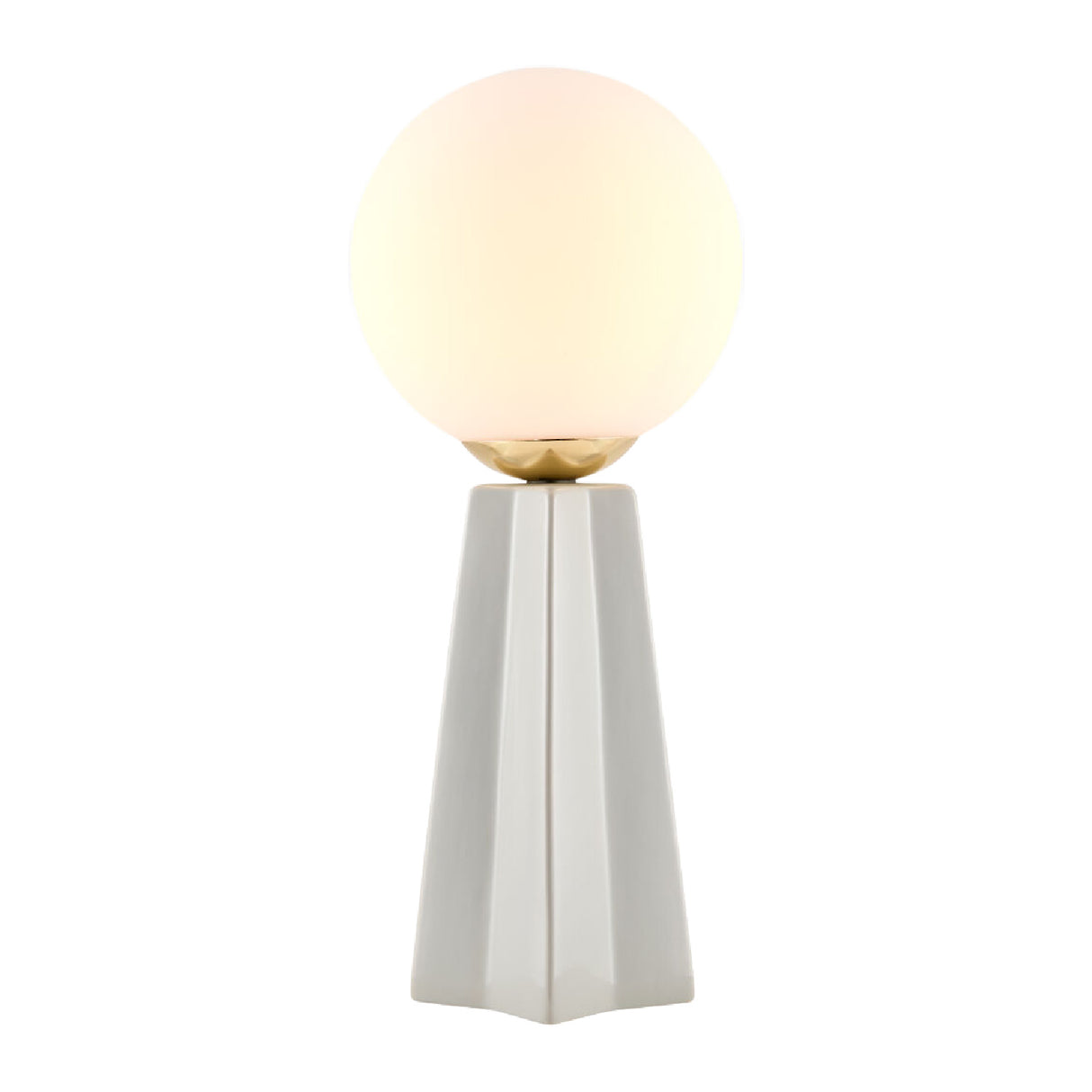  Modern European furniture - White Glass Globe Table Lamp - www.oroa.com | Oroa.com