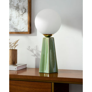   Modern European furniture - White Glass Globe Table Lamp - www.oroa.com | Oroa.com