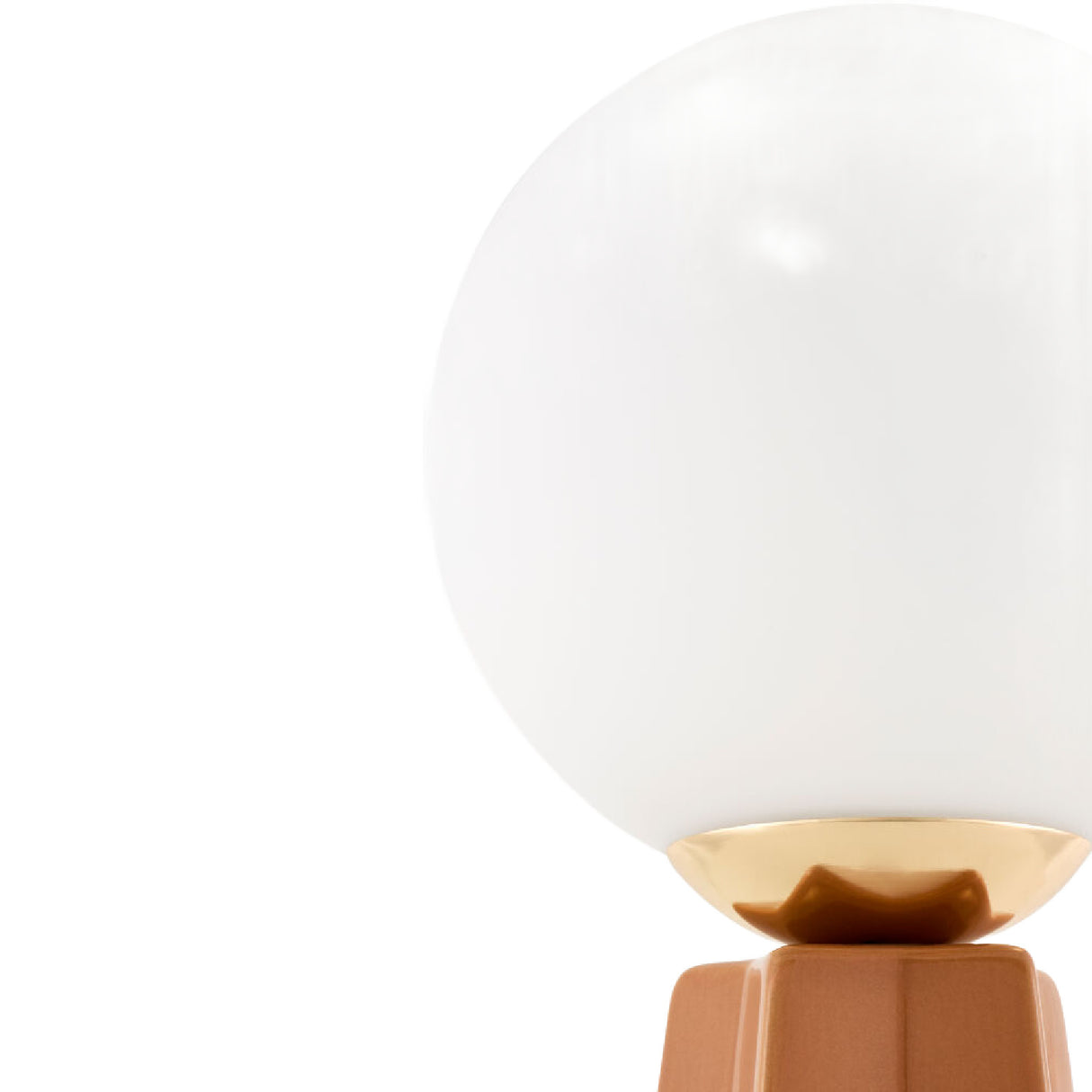   Modern European furniture - White Glass Globe Table Lamp - www.oroa.com | Oroa.com