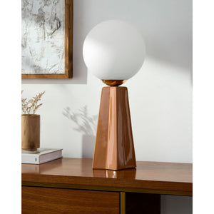   Modern European furniture - White Glass Globe Table Lamp - www.oroa.com | Oroa.com