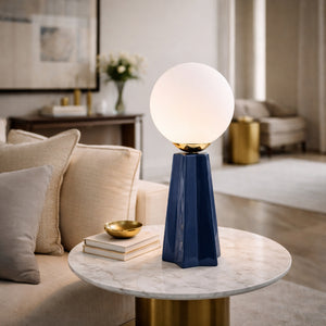   Modern European furniture - White Glass Globe Table Lamp - www.oroa.com | Oroa.com
