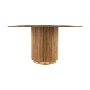   Modern European furniture - Reeded Wood Round Dining Table - www.oroa.com | Oroa.com