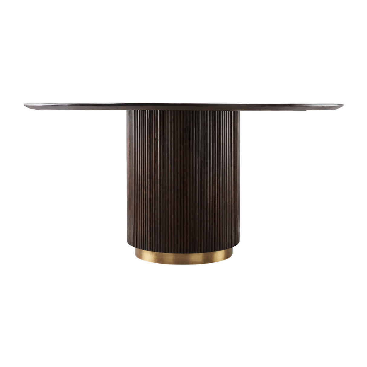   Modern European furniture - Reeded Wood Round Dining Table - www.oroa.com | Oroa.com