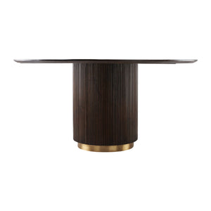   Modern European furniture - Reeded Wood Round Dining Table - www.oroa.com | Oroa.com