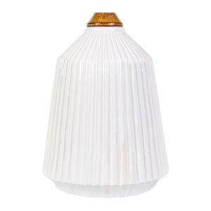   Modern European furniture - Reeded Glazed Ceramic Table Lamp - www.oroa.com | Oroa.com