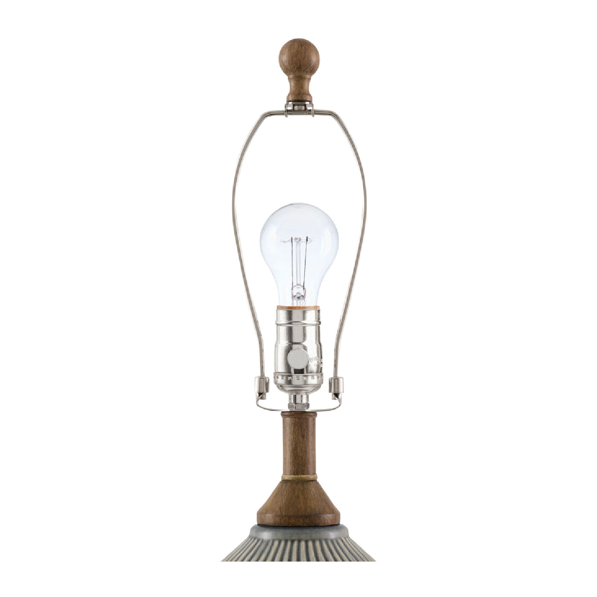   Modern European furniture - Reeded Glazed Ceramic Table Lamp - www.oroa.com | Oroa.com