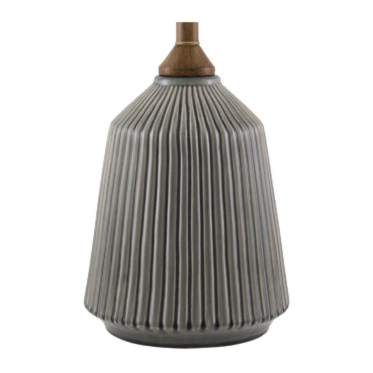   Modern European furniture - Reeded Glazed Ceramic Table Lamp - www.oroa.com | Oroa.com