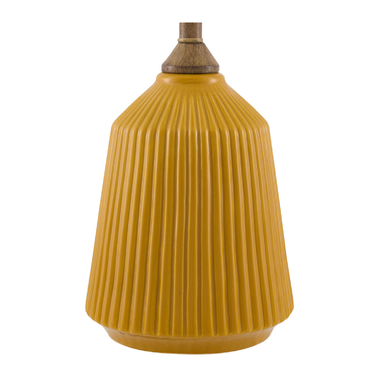   Modern European furniture - Reeded Glazed Ceramic Table Lamp - www.oroa.com | Oroa.com