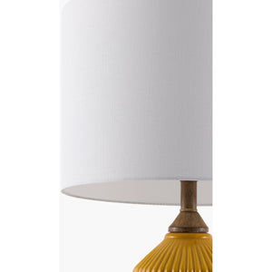   Modern European furniture - Reeded Glazed Ceramic Table Lamp - www.oroa.com | Oroa.com