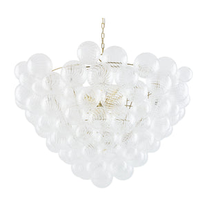   Modern European furniture - Etched Glass Orbs Chandelier - www.oroa.com | Oroa.com