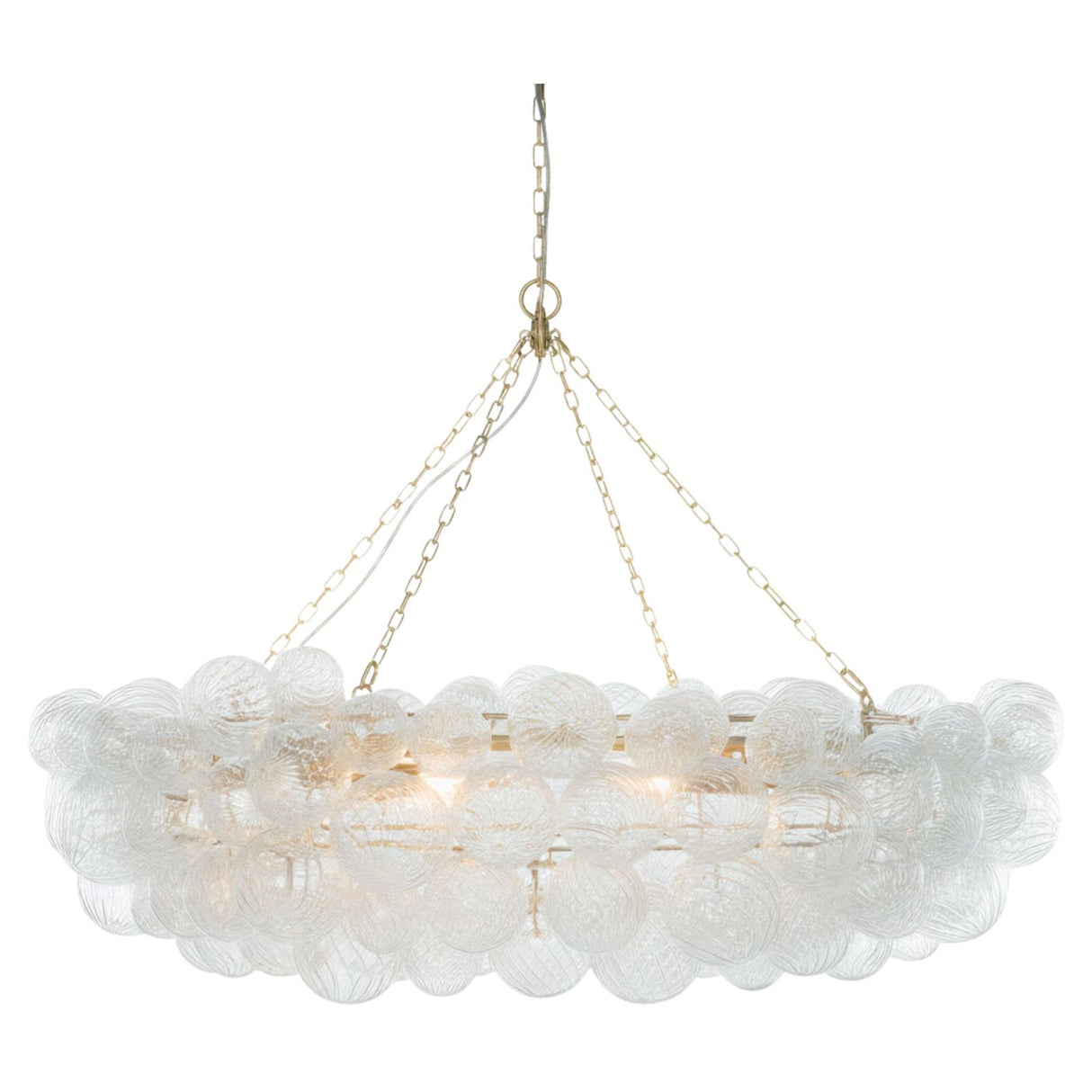   Modern European furniture - Etched Glass Orbs Chandelier - www.oroa.com | Oroa.com
