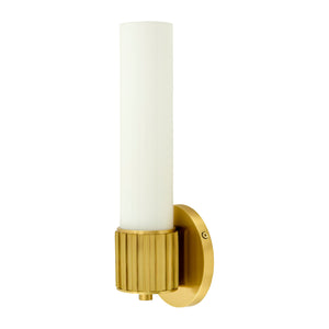   Modern European furniture - Cylindrical White Glass Wall Lamp S - www.oroa.com | Oroa.com