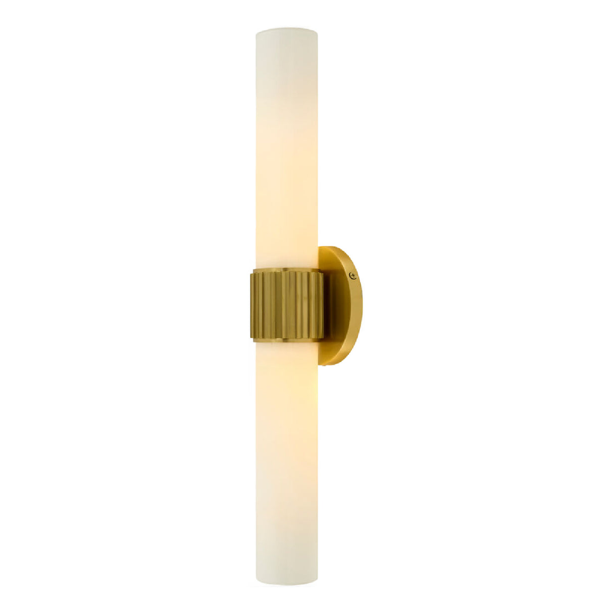   Modern European furniture - Cylindrical White Glass Wall Lamp L - www.oroa.com | Oroa.com