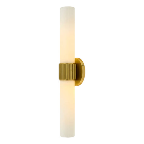  Modern European furniture - Cylindrical White Glass Wall Lamp L - www.oroa.com | Oroa.com