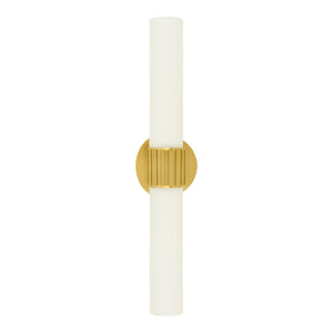   Modern European furniture - Cylindrical White Glass Wall Lamp L - www.oroa.com | Oroa.com