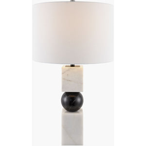   Modern European furniture - Two-Toned Geometrical Marble Table  Lamp - www.oroa.com | Oroa.com