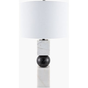   Modern European furniture - Two-Toned Geometrical Marble Table  Lamp - www.oroa.com | Oroa.com