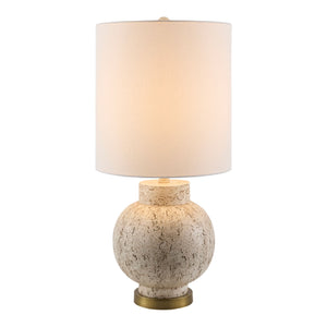   Modern European furniture - Cream Round Base Table Lamp - www.oroa.com | Oroa.com