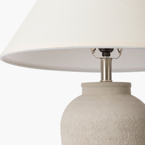   Modern European furniture - Gray Concrete Base Table Lamp - www.oroa.com | Oroa.com
