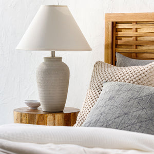   Modern European furniture - Gray Concrete Base Table Lamp - www.oroa.com | Oroa.com