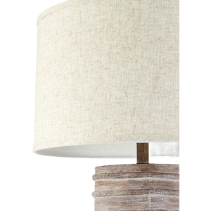   Modern European furniture - Beige Linen Accent Floor Lamp - www.oroa.com | Oroa.com