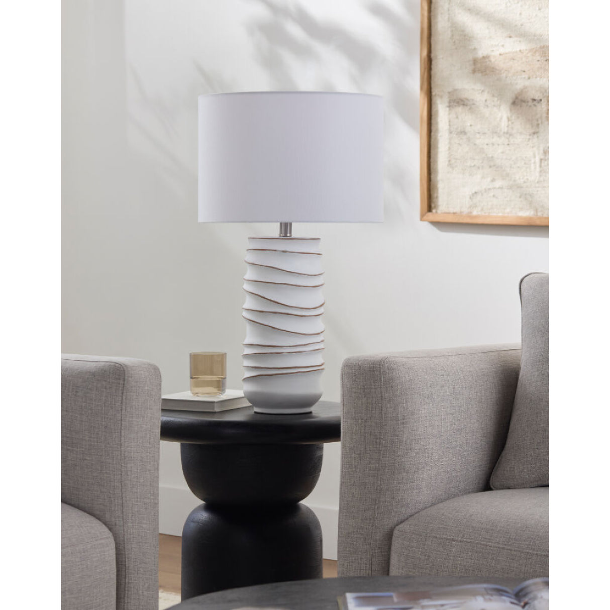   Modern European furniture - White Accent Table Lamp - www.oroa.com | Oroa.com