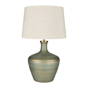   Modern European furniture - Antique Green Glass Table Lamp - www.oroa.com | Oroa.com
