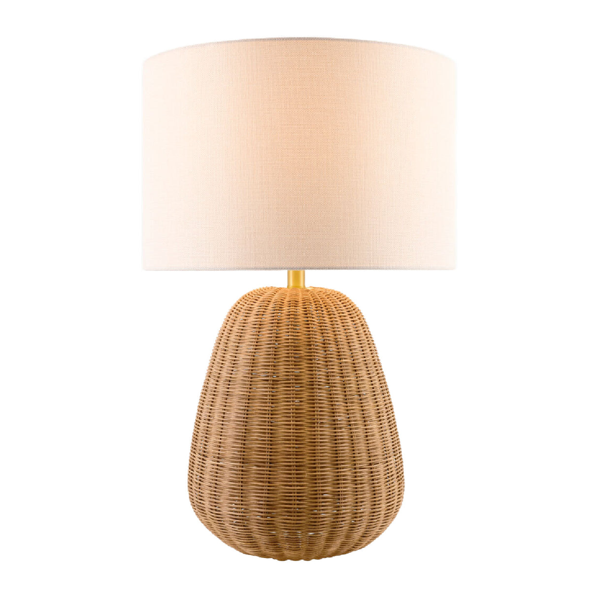   Modern European furniture - Hand-painted Rattan Linen Table Lamp - www.oroa.com | Oroa.com