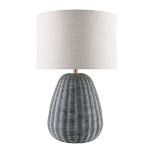   Modern European furniture - Hand-painted Rattan Linen Table Lamp - www.oroa.com | Oroa.com