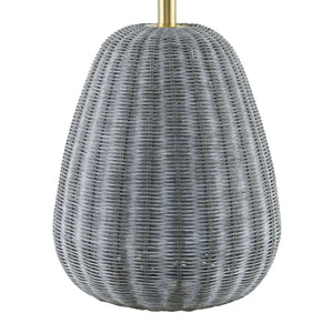   Modern European furniture - Hand-painted Rattan Linen Table Lamp - www.oroa.com | Oroa.com
