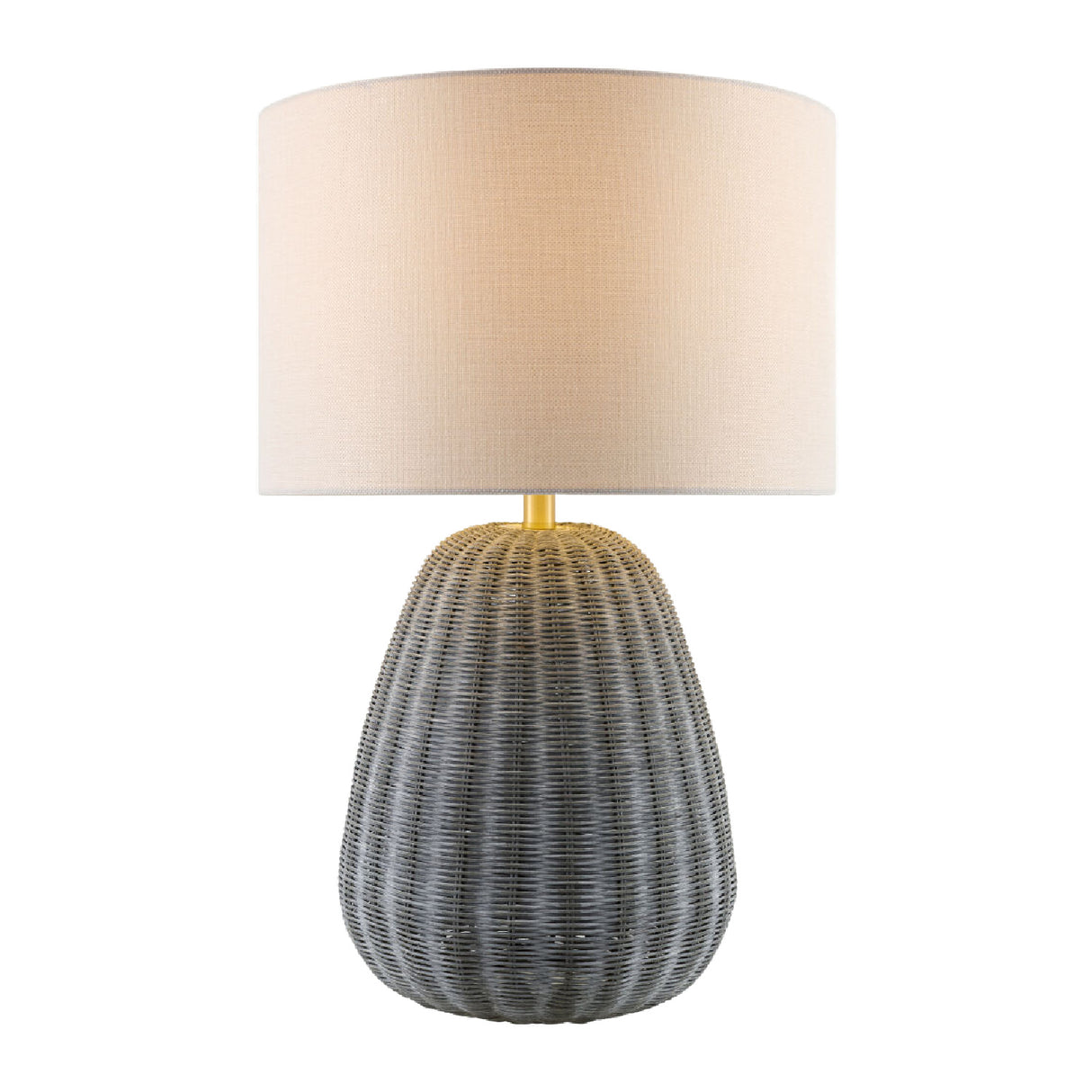   Modern European furniture - Hand-painted Rattan Linen Table Lamp - www.oroa.com | Oroa.com