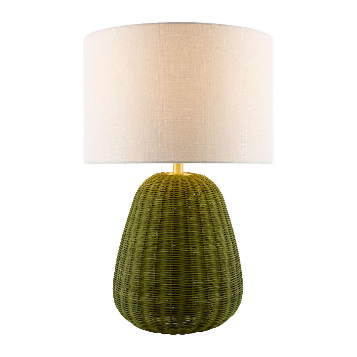   Modern European furniture - Hand-painted Rattan Linen Table Lamp - www.oroa.com | Oroa.com
