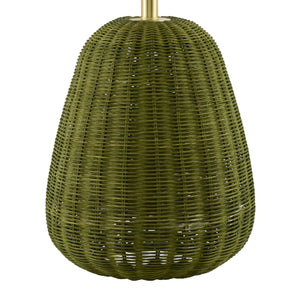   Modern European furniture - Hand-painted Rattan Linen Table Lamp - www.oroa.com | Oroa.com