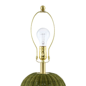  Modern European furniture - Hand-painted Rattan Linen Table Lamp - www.oroa.com | Oroa.com