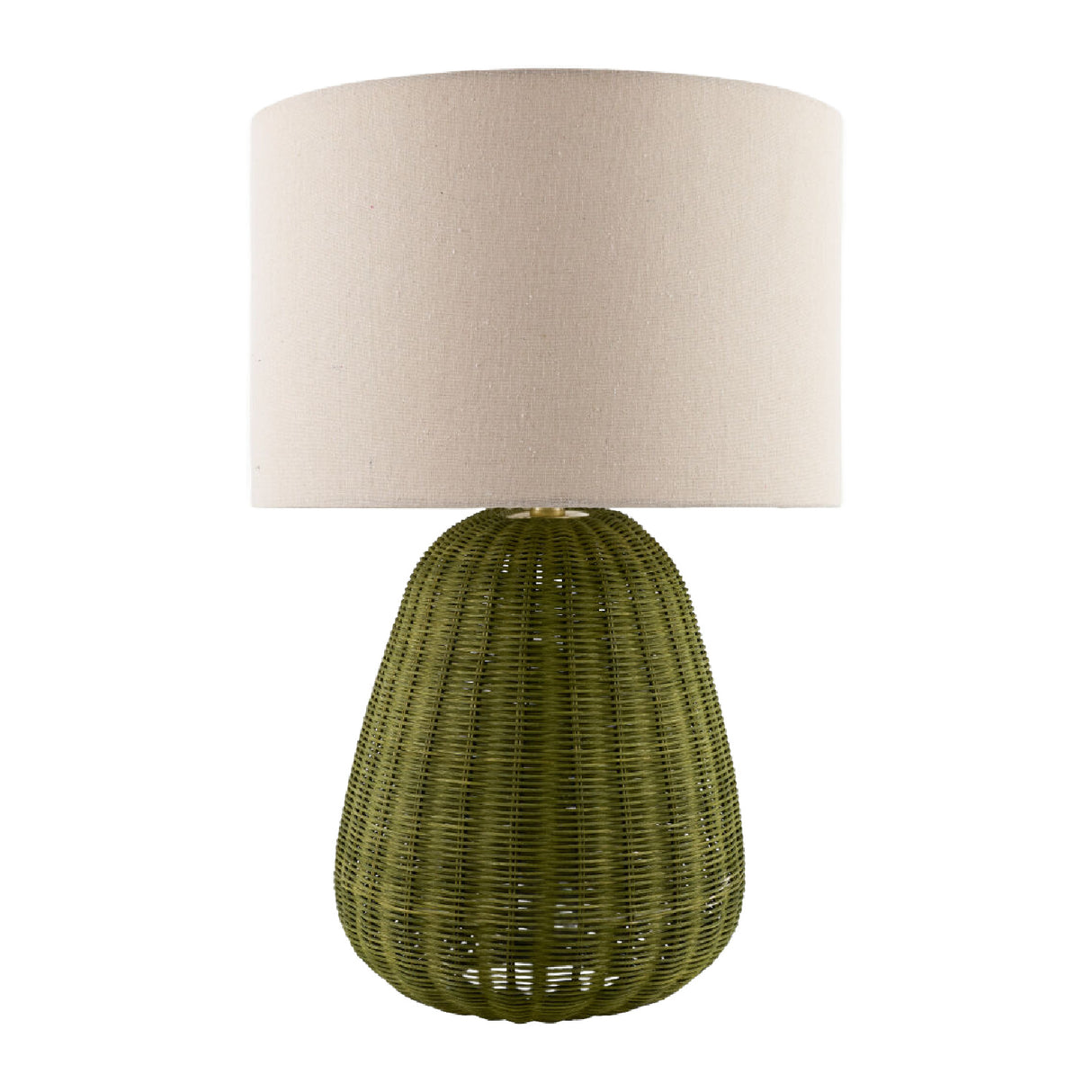   Modern European furniture - Hand-painted Rattan Linen Table Lamp - www.oroa.com | Oroa.com