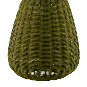   Modern European furniture - Hand-painted Rattan Linen Table Lamp - www.oroa.com | Oroa.com
